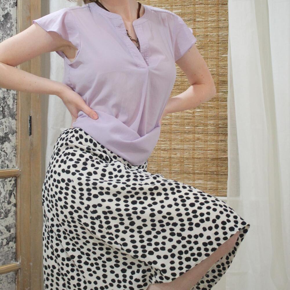 Black and white polka dot